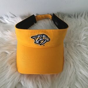 - Nashville Predators Yellow Sun Visor OS